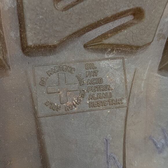 VTG Dr. Martens Brown Monk Strap Shoes Size 10 Made in England Preppy Chunky - Picture 8 of 10